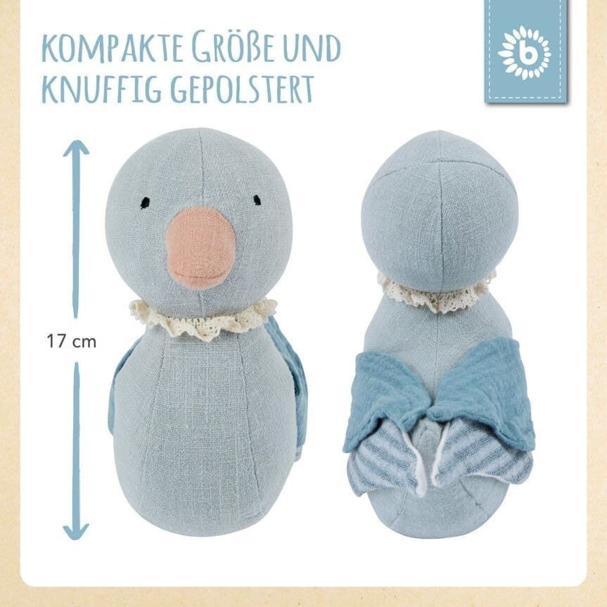 Pato de Peluche de Lino y Algodón - Imagen 3