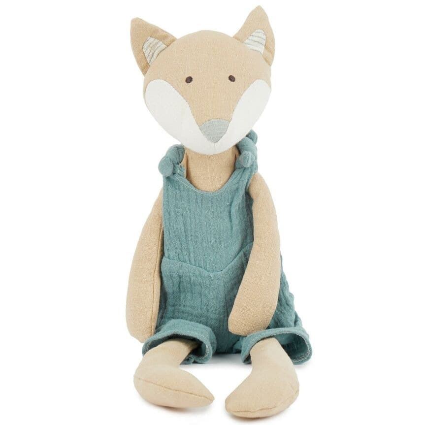 Zorro de Peluche de Lino y Algodón - Imagen 1