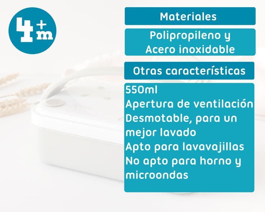 Caja almuerzo inox elefante - Imagen 4