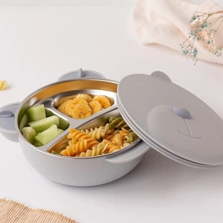 Cuenco Térmico para Bebé en Acero Inoxidable – Oso - Imagen 2