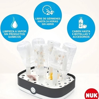 Esterilizador a Vapor NUK Express para Biberones | Rápido y Seguro - Imagen 2
