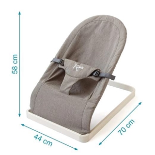 Hamaca para bebé gris oscuro - Imagen 1