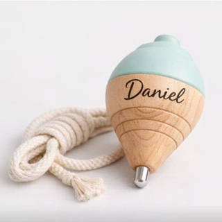 Peonza Personalizada de Madera - Imagen 1